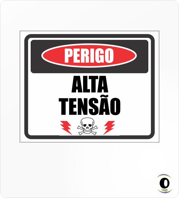 Placa de sinalização