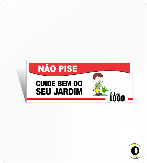 NÃO PISE NA GRAMA (5 Unidades)