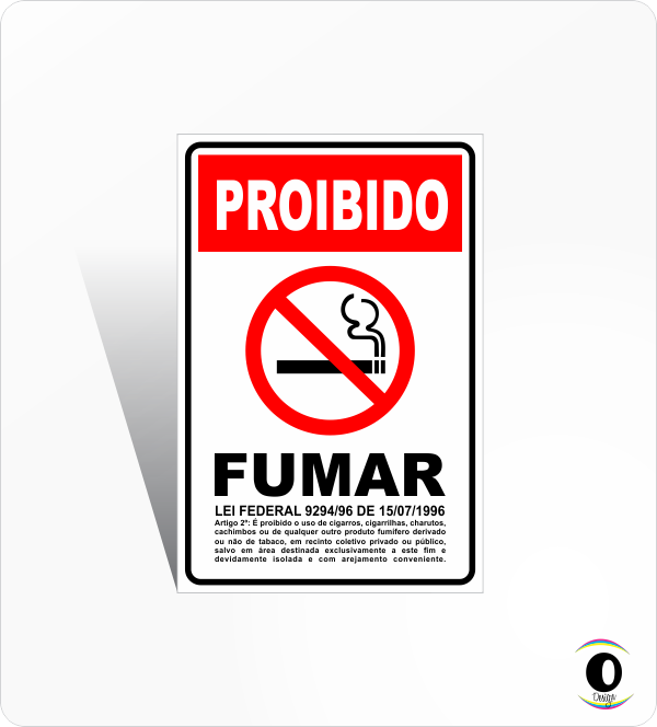 PROIBIDO FUMAR (5 Unidades)