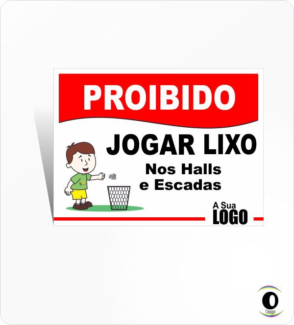 PROIBIDO JOGAR LIXO