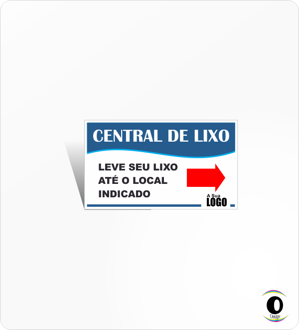 CENTRAL DE LIXO - INDICAÇÃO À DIREITA
