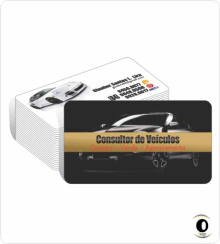 CARTÃO VERNIZ LOCALIZADO - CANTONEADO